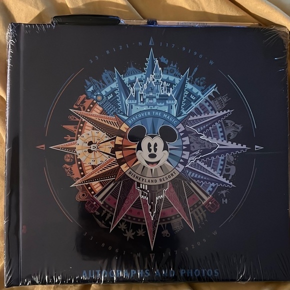 Disney Other - 1 Disney Land Resort Hard Cover Photos And Autograph Book With Pen